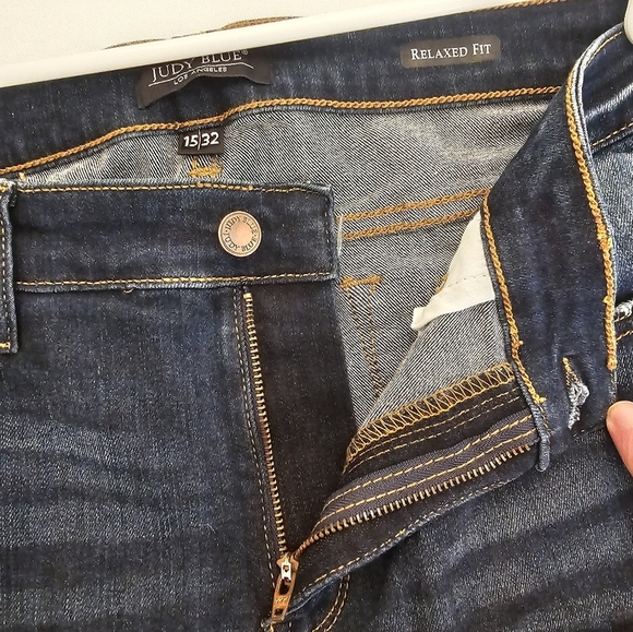 Judy Blue High Rise Curvy Jeans Dark Wash Indigo Denim Size 15/32 - Picture 7 of 12